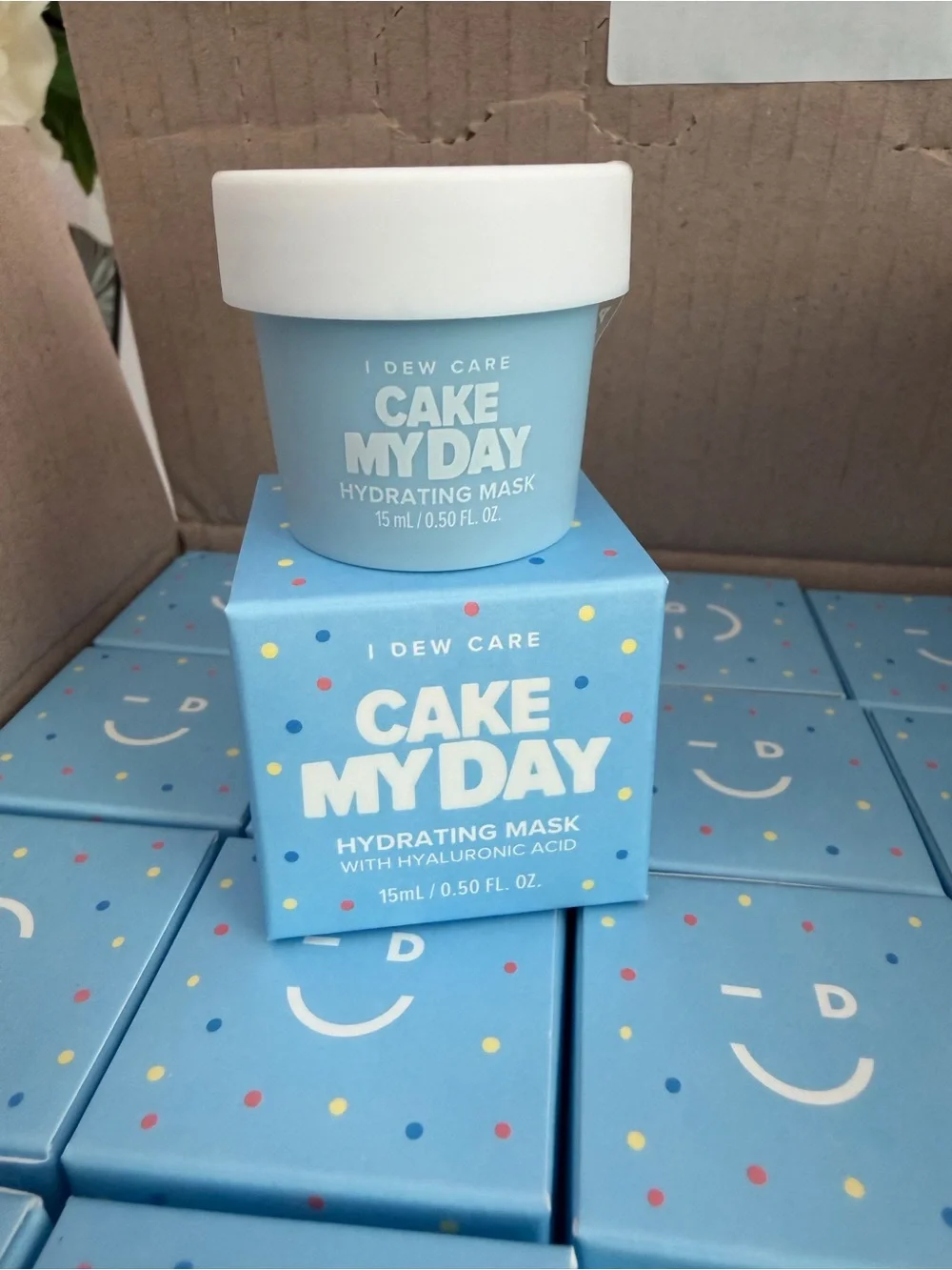 40 pcs x I dew care Cake My Day Hydrating Mask 15ml each, New in Box